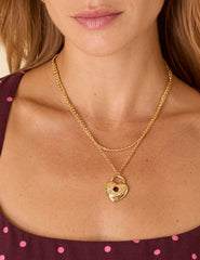 Gold Plated Heart Necklace