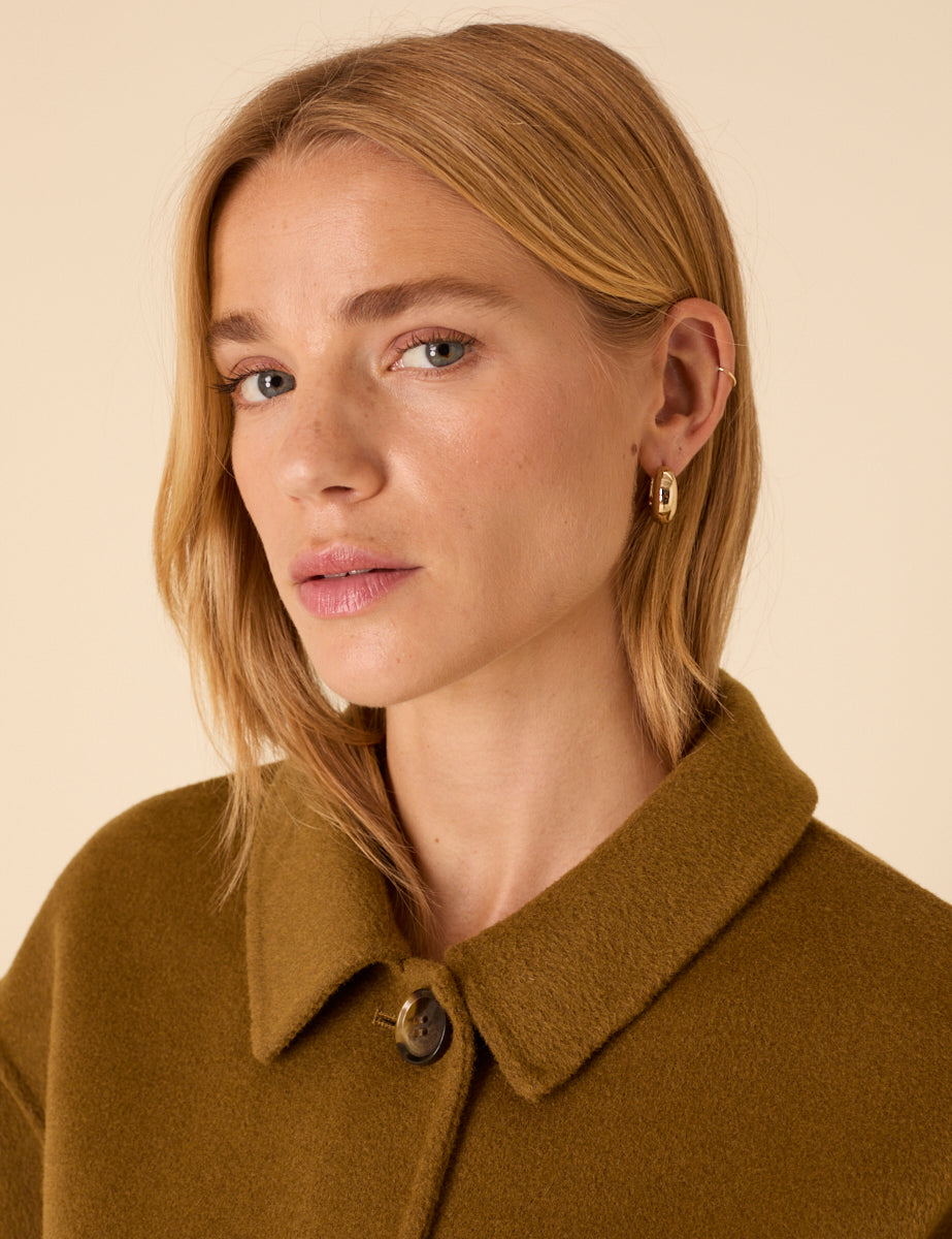 Gold Plated Chunky Hoops