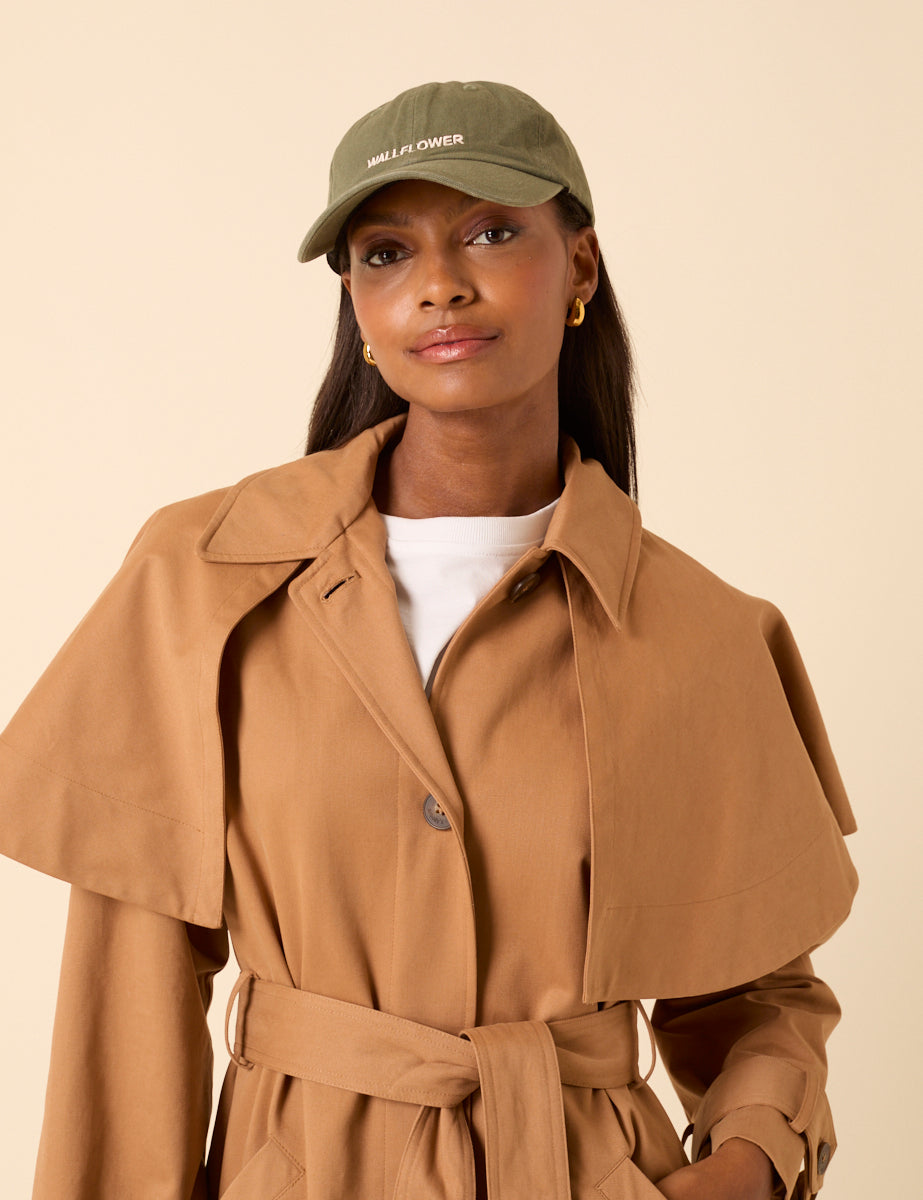 Green Wallflower Cap