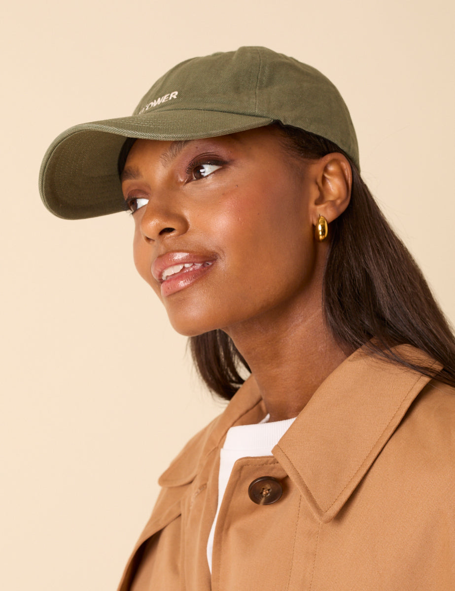 Green Wallflower Cap