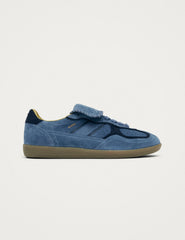 Alohas Club Suede Blue Leather Sneakers