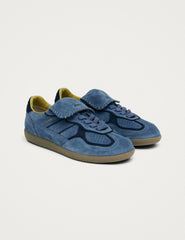 Alohas Club Suede Blue Leather Sneakers