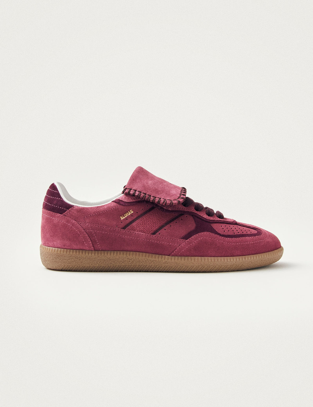 Alohas Club Suede Rasberry Leather Trainers