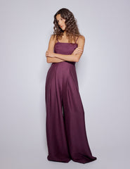 Purple Bandeau Rory Jumpsuit