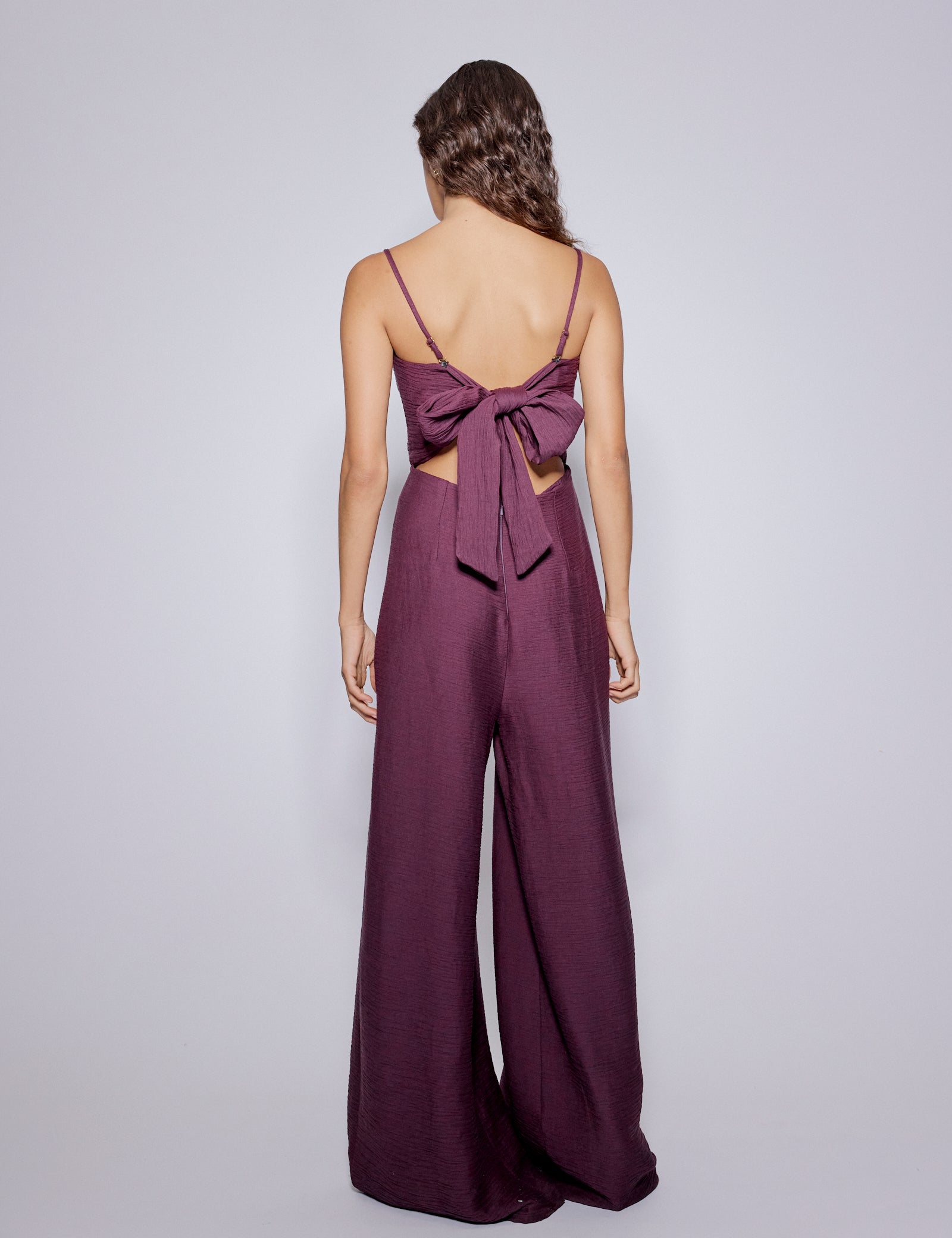 Purple Bandeau Rory Jumpsuit