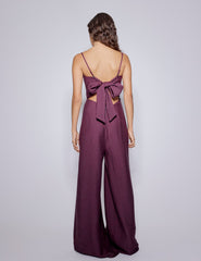 Purple Bandeau Rory Jumpsuit
