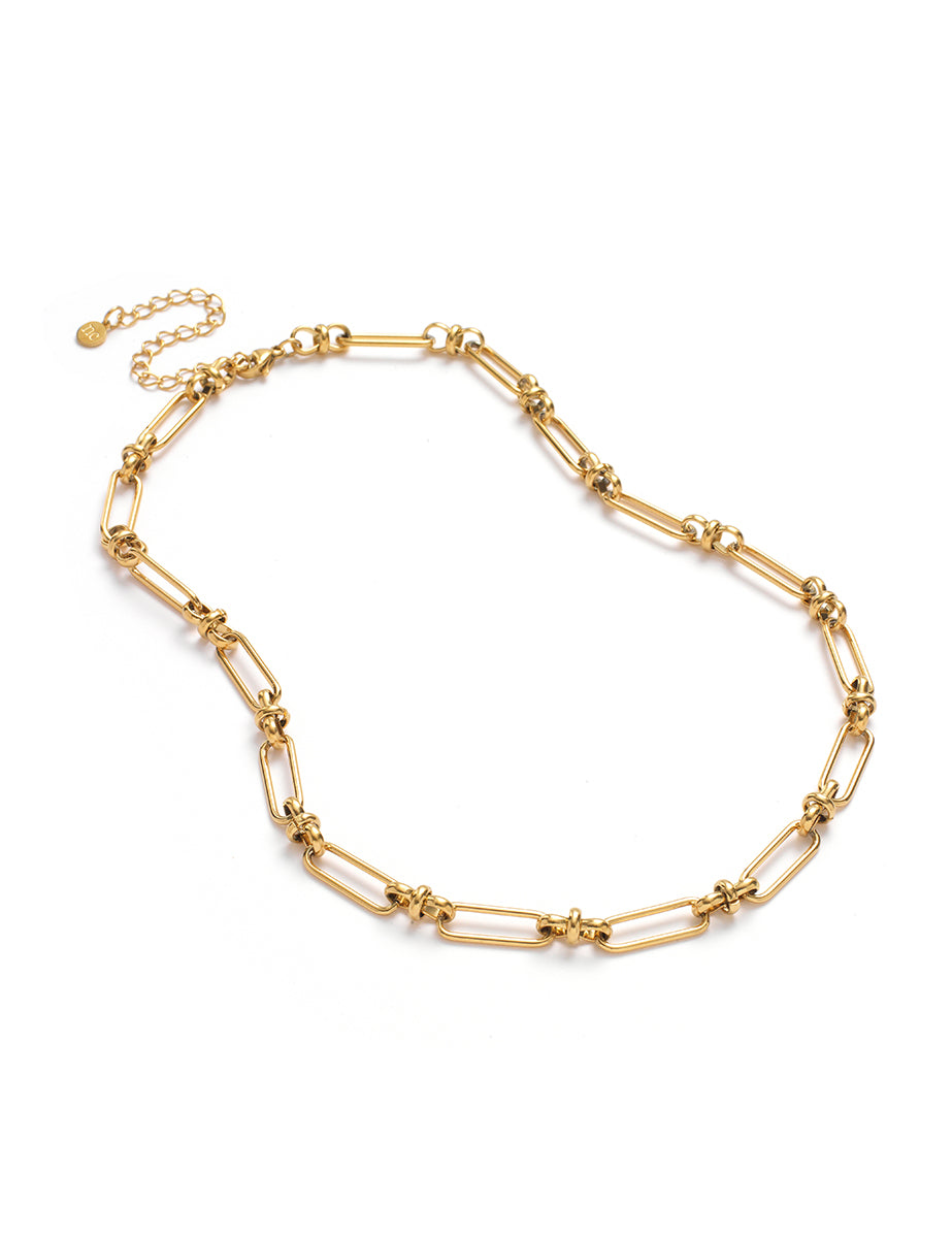Gold Link Chain Necklace