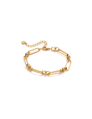 Gold Chain Link Bracelet