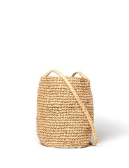 Raffia Bucket Bag