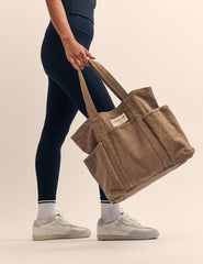 Khaki Green Canvas Tote Bag