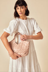 Taupe Aleo Cabas Mini Bag