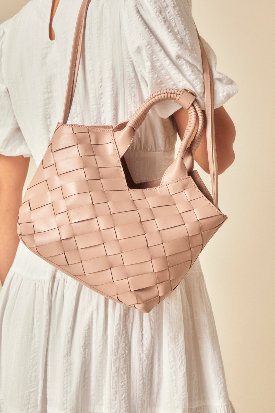 Taupe Aleo Cabas Mini Bag