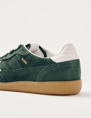 Alohas Rife Forest Green Leather Trainers