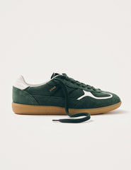 Alohas Rife Forest Green Leather Trainers