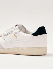 Alohas Grey Black Leather Trainers