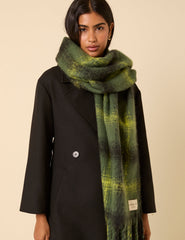 Green Check Scarf