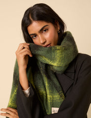 Green Check Scarf