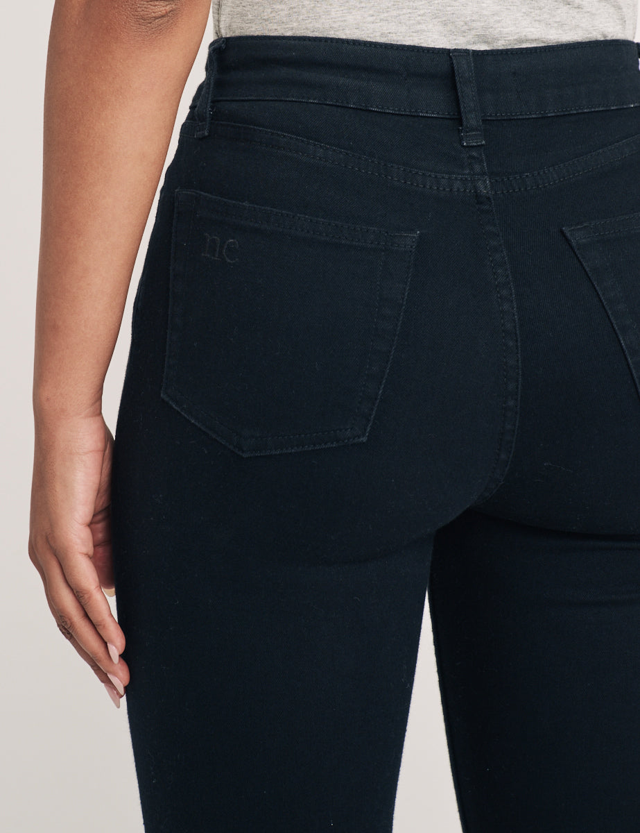 Black High Rise Skinny Jeans