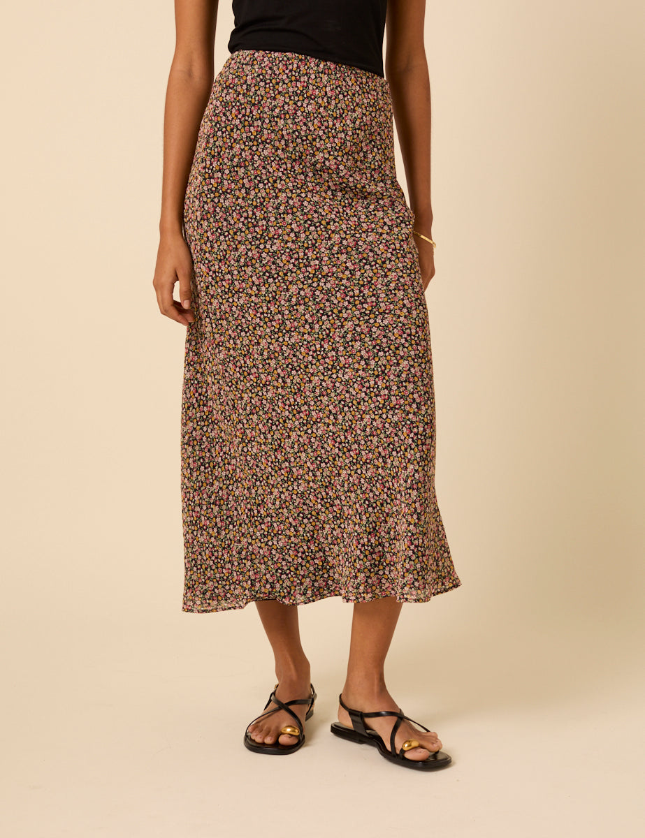 Ditsy Floral Mila Slip Skirt