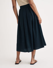 Black Box Pleat Midi Skirt