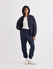 Navy Tapered Joggers