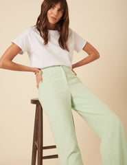 Mint Marion Green Straight Leg Trousers