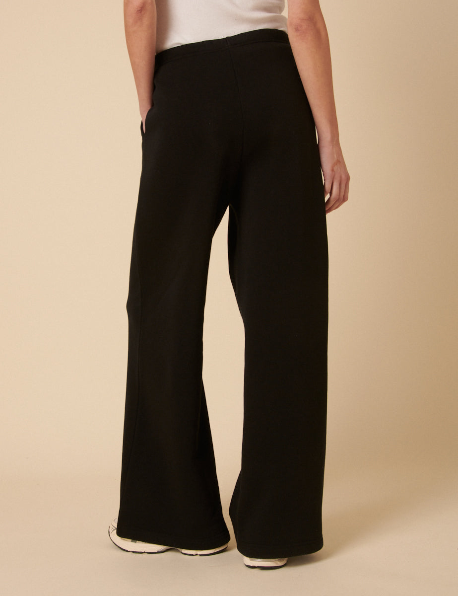 Black Wide Leg Joggers