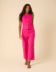 Pink Tailored Trousers
