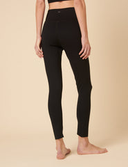 Black Cross Front Leggings