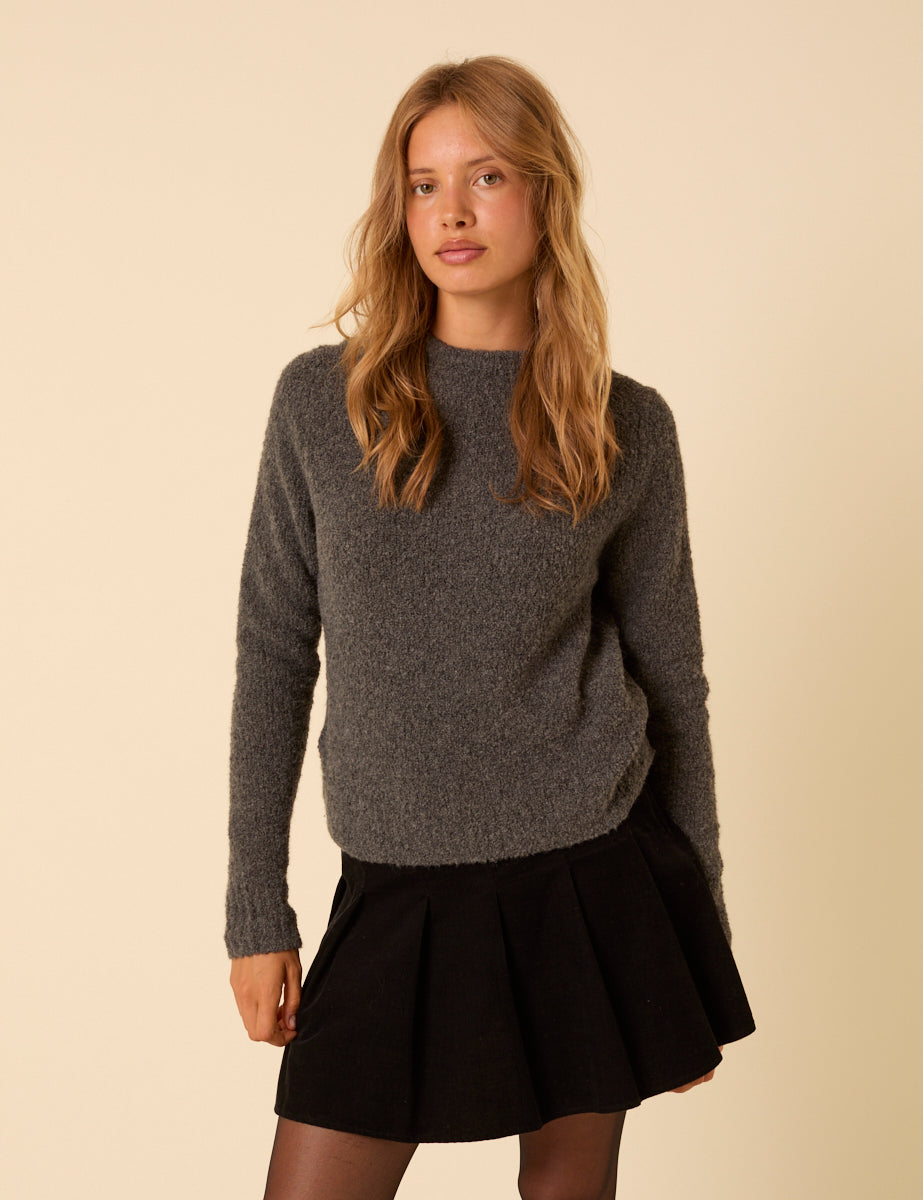 Black Box Pleated Cord Mini Skirt