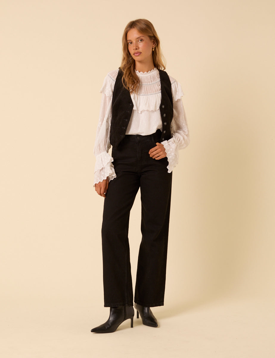 Black Cord Waistcoat