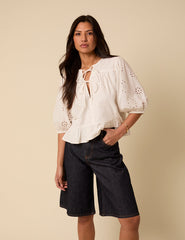 Dark Denim Bermuda Shorts