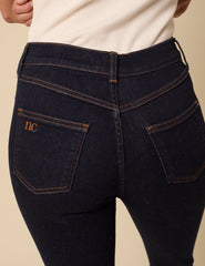 Dark Denim Capri Jeans