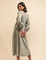Sage Green Evangeline Midi Dress