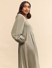 Sage Green Evangeline Midi Dress