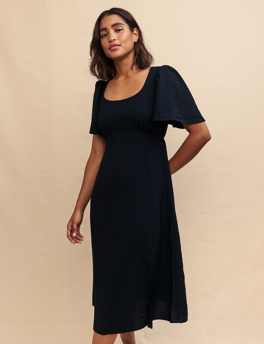 Black Dee Dee Midi Dress