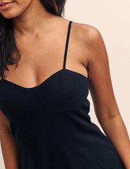 Black Pippin Midi Dress