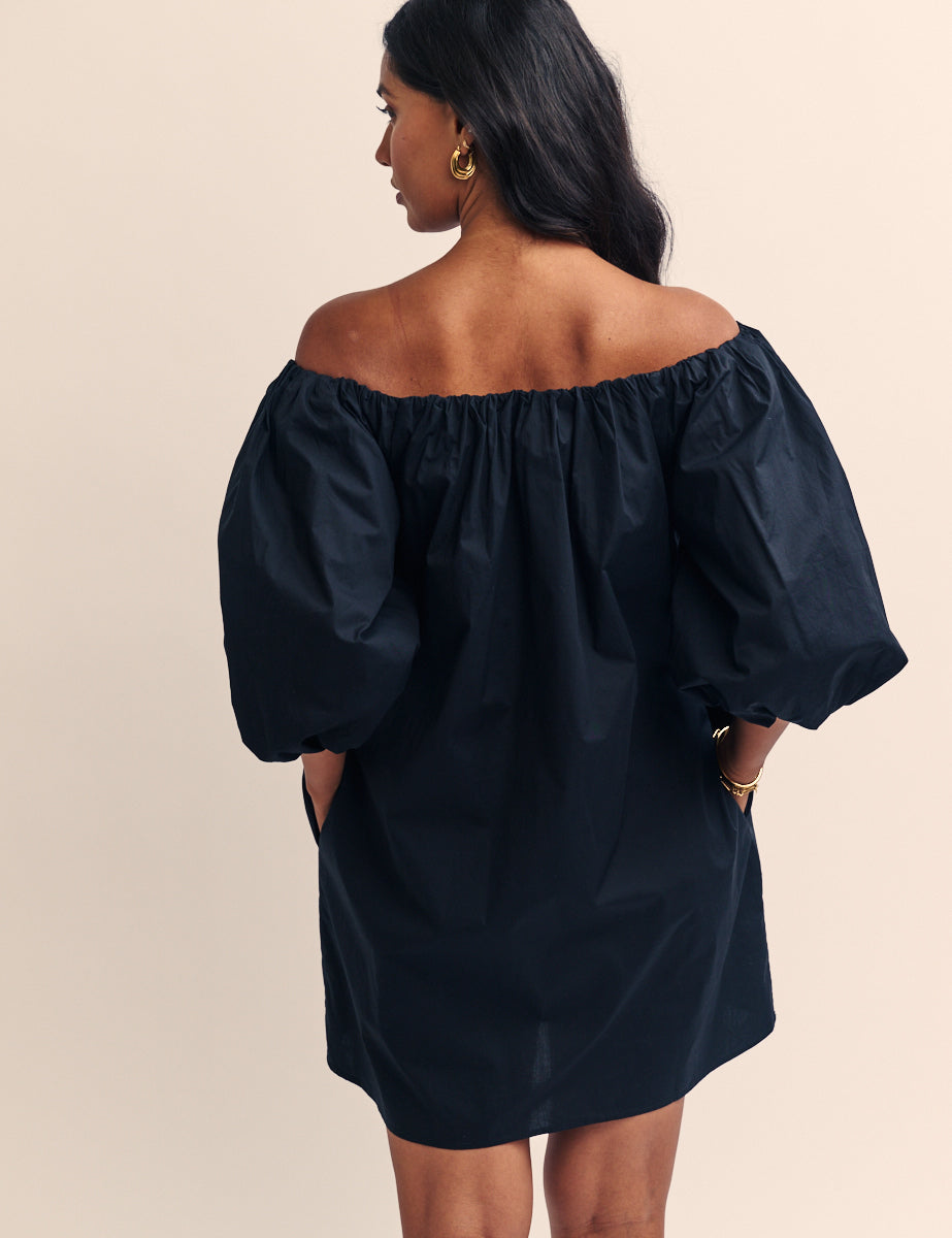 Black Irena Mini Dress