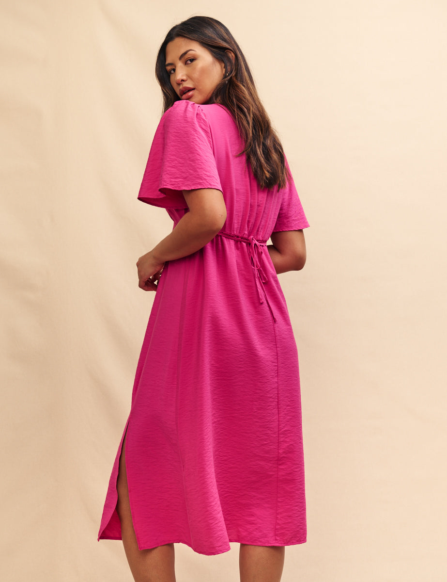 Pink Dee Dee Midi Dress