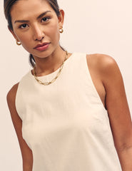 Cream Palermo Mini Shift Dress