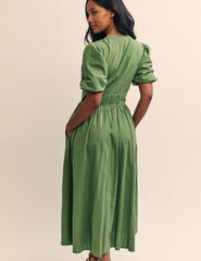 Green Starlight Midi Dress