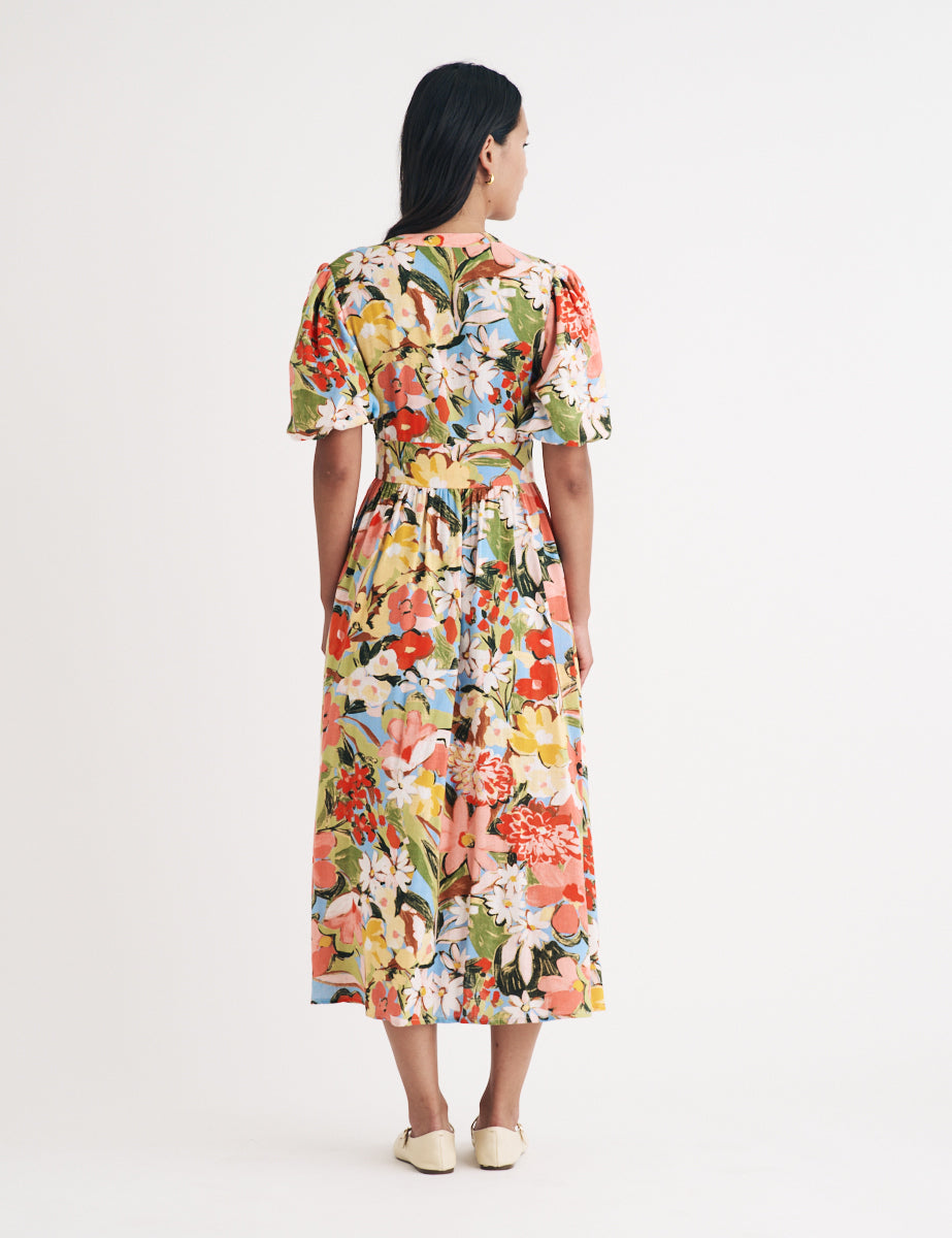 Floral Starlight Midi Dress