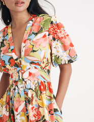 Floral Starlight Midi Dress