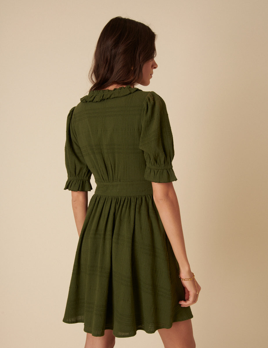 Khaki Flossie Mini Dress