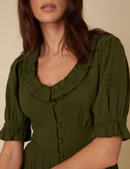 Khaki Flossie Mini Dress