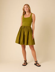 Green Colorado Mini Dress