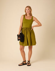 Green Colorado Mini Dress