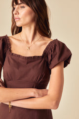 Brown Ramona Mini Dress