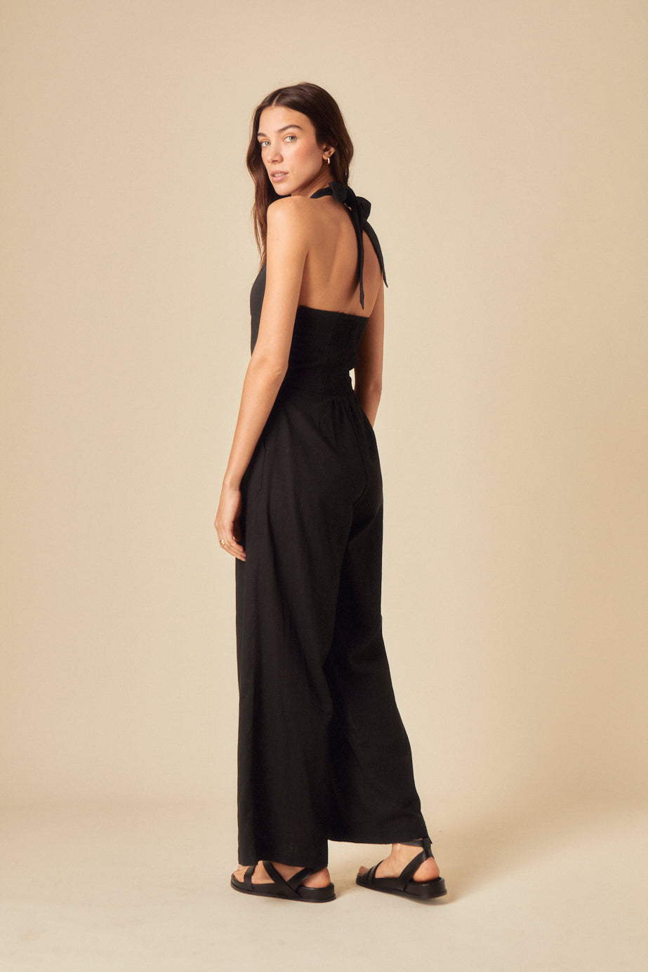 Black Halterneck Soma Jumpsuit