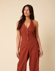 Burnt Orange Seema Jumpsuit